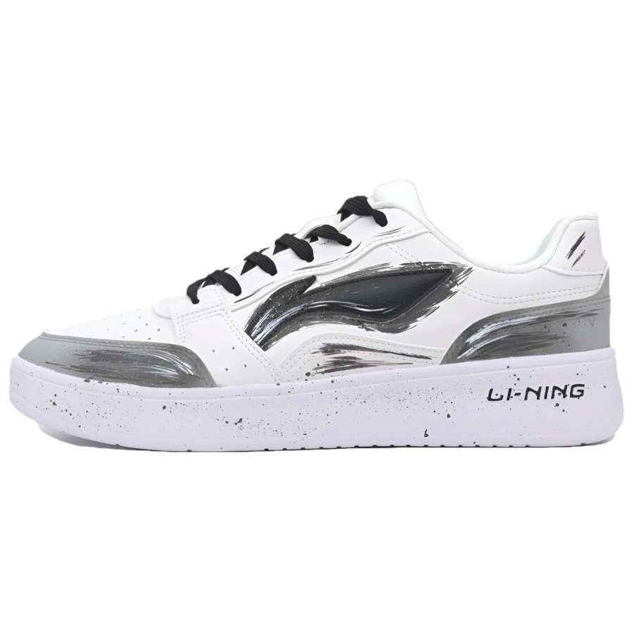 Li-Ning Li Ning Sycee Skateboard Shoes Men's Low Top White Black
