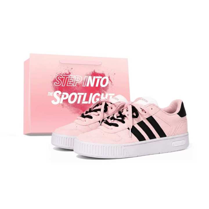Adidas Adidas D PAD CLASSIC Skateboard Shoes Unisex Low Top Pink/Black