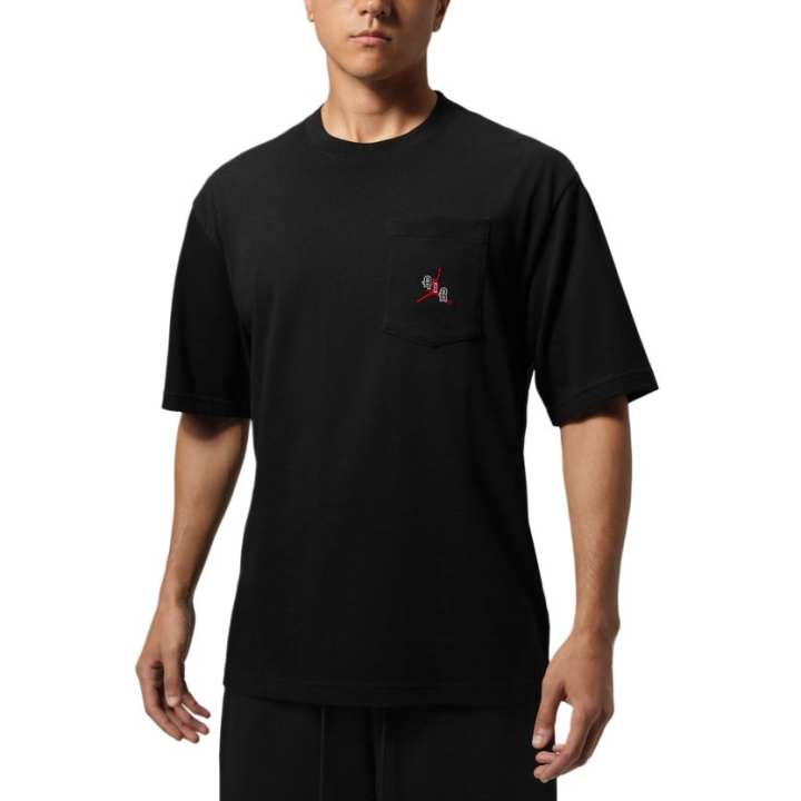Jordan Jordan Air T Shirts Men's Black Crew Neck