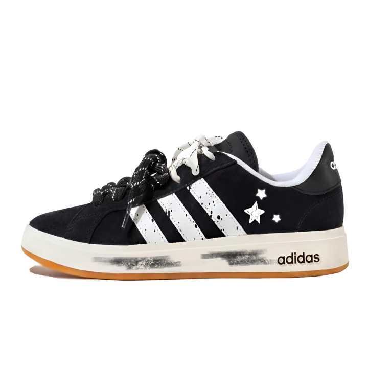 Adidas Adidas Grand Court Base 00s Skateboard Shoes Unisex Low Top Black/White