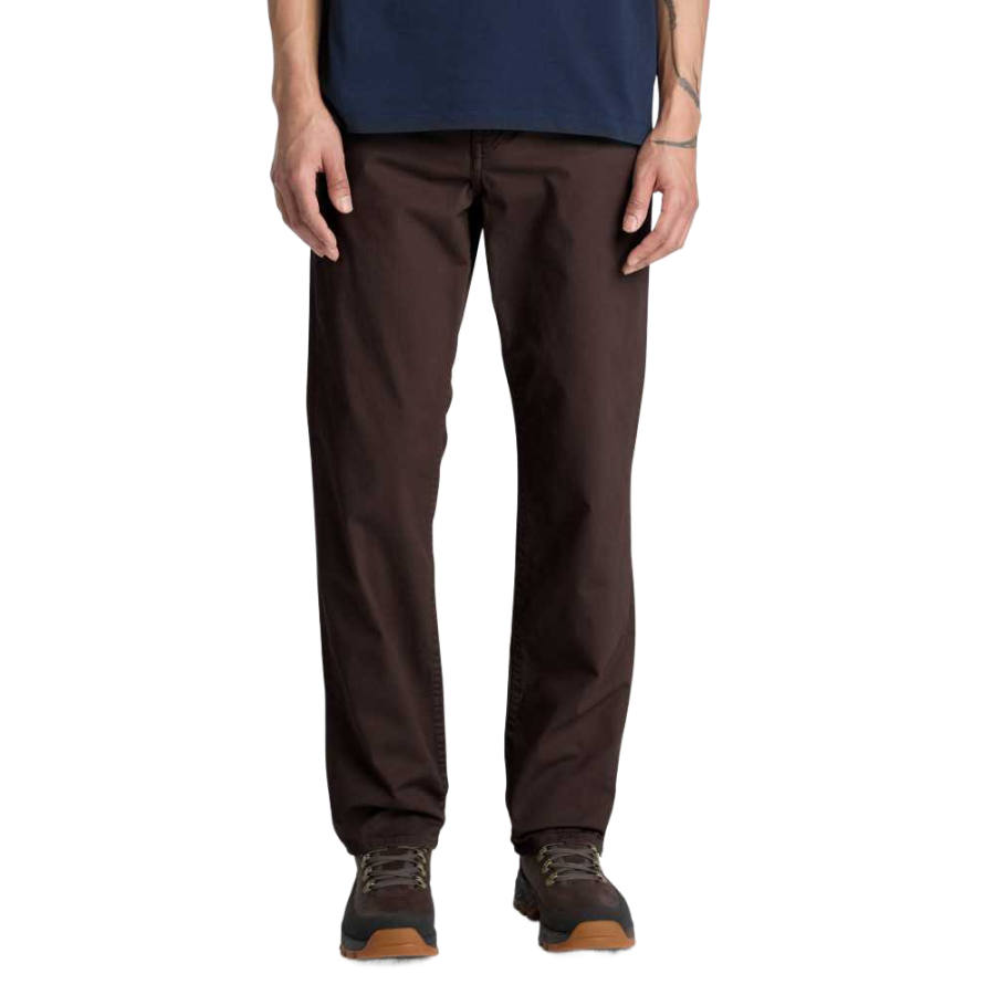 Timberland Casual Pants Men's Dark Brown Moderate Straight Fit Pants