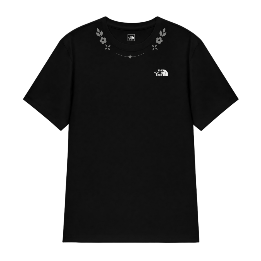 THE NORTH FACE T Shirts Unisex Black Crew Neck Moderate Straight Fit