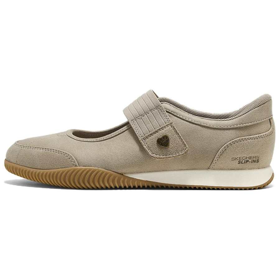Skechers Slip Ins Casual Shoes Women's Low Top Taupe