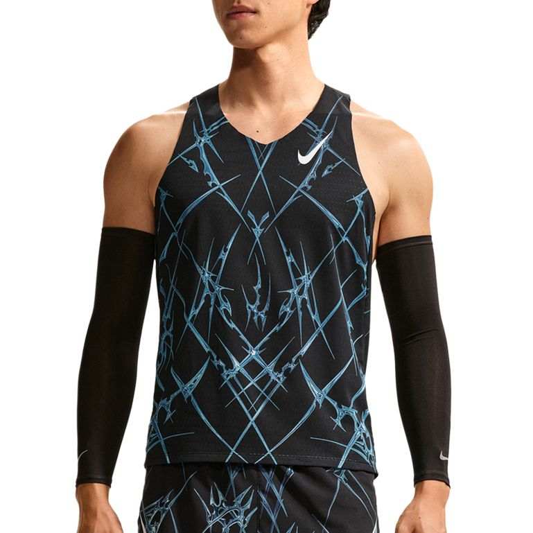 Nike Nike Dri FIT ADV Tank Tops Men's Black V Neck Moderate Straight Fit
