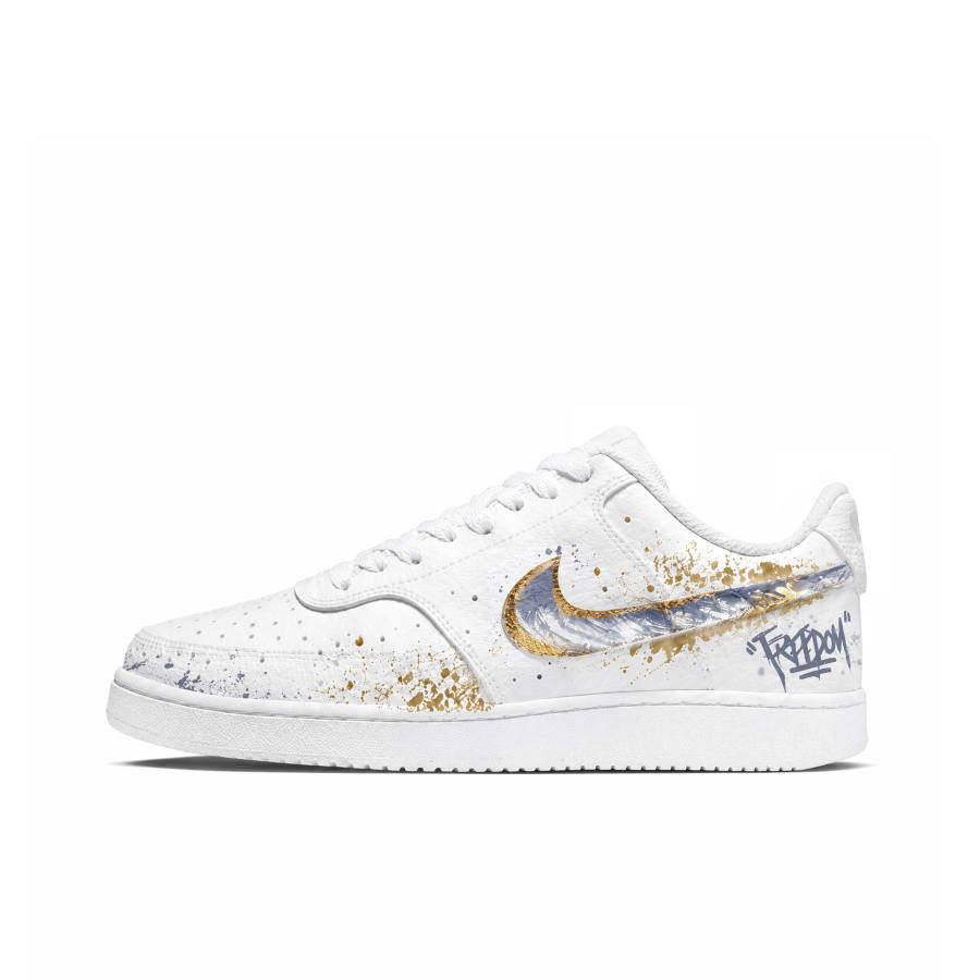 Nike Nike Court Vision 1 Skateboard Shoes Men's Low Top Blue