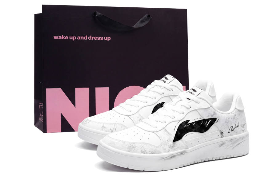 Li-Ning Li Ning Floating Boat Skateboard Shoes Unisex Low Top White/Gray/Black
