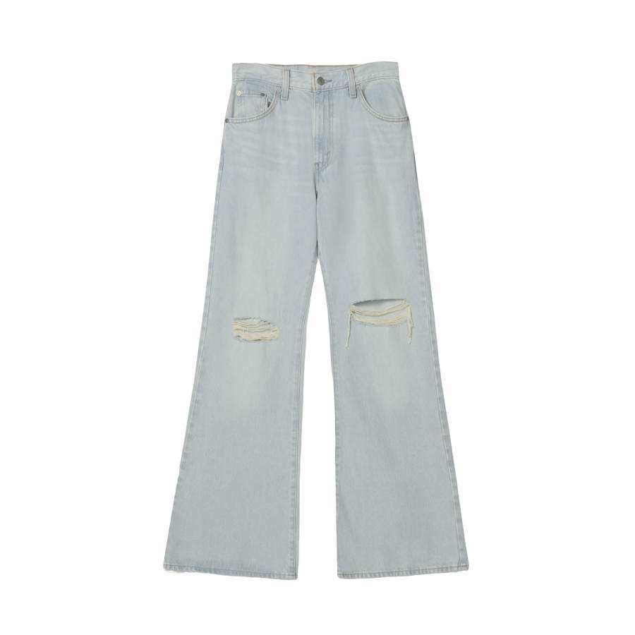 Levis Levis Jeans Women's Light Blue Moderate Flared Pants