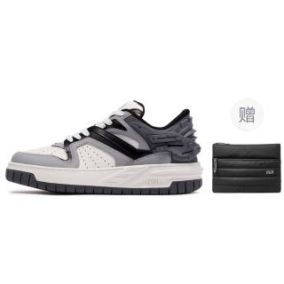 OGR Low top Stylish Skateboarding Shoes Unisex Shark Fin Gray