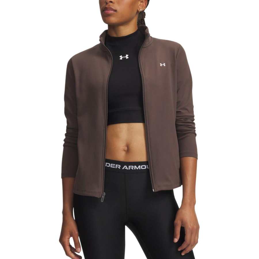 Under Armour Motion Jackets Women's Sichuan Pepper Brown 200 Stand Collar Moderate