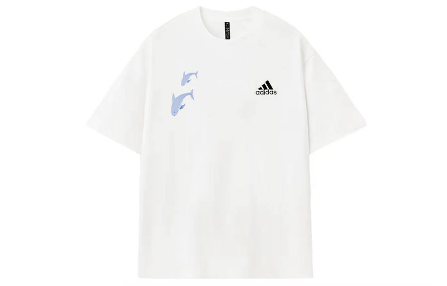 Adidas Adidas MUST HAVES T Shirts Unisex White Crew Neck Moderate