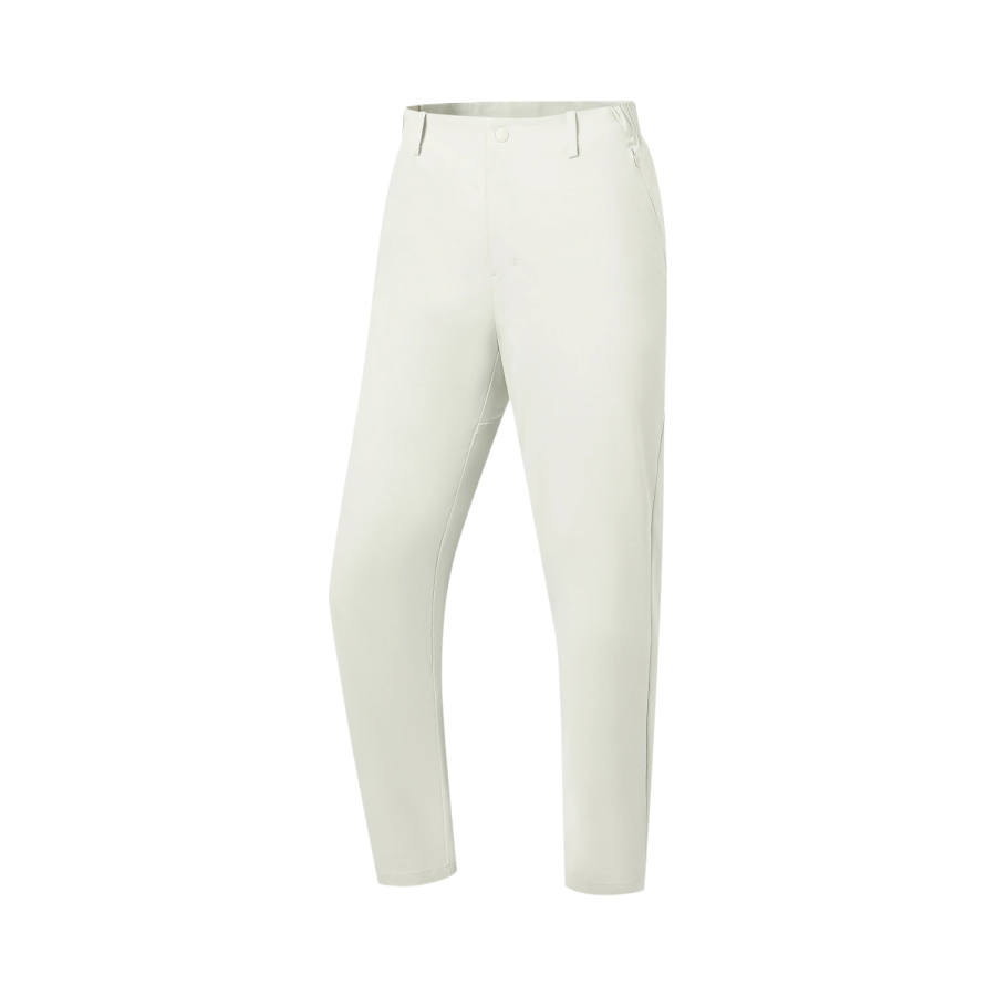 Li-Ning Li Ning Gold Logo Collection Sports Pants Women's White Birch Gray Moderate