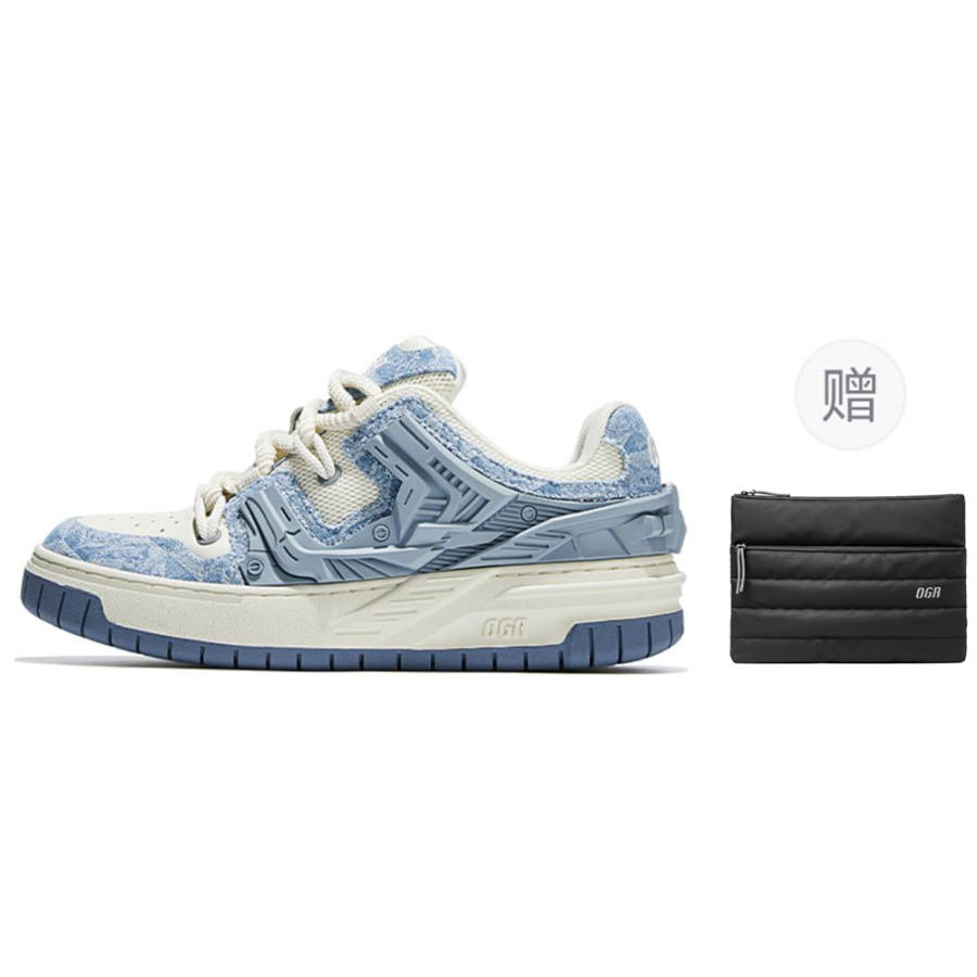 OGR GAMER SPACE 1.0 Collection Stylish Skateboarding Shoes Unisex Sky Blue