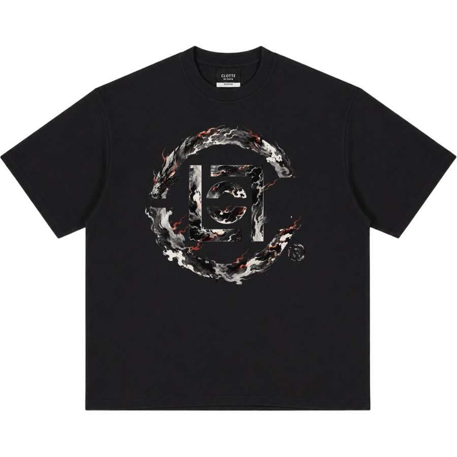 CLOT T Shirts Men's Crew Neck Moderate Straight Fit