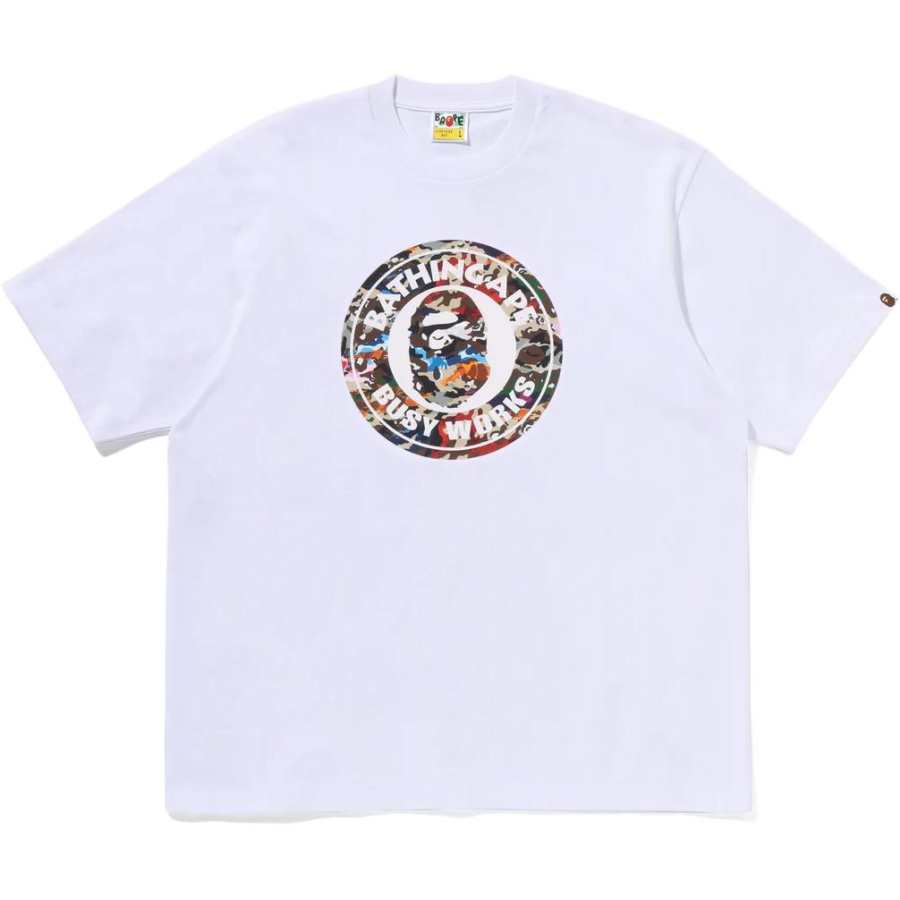 A BATHING APE T Shirts Men's Crew Neck Straight Fit
