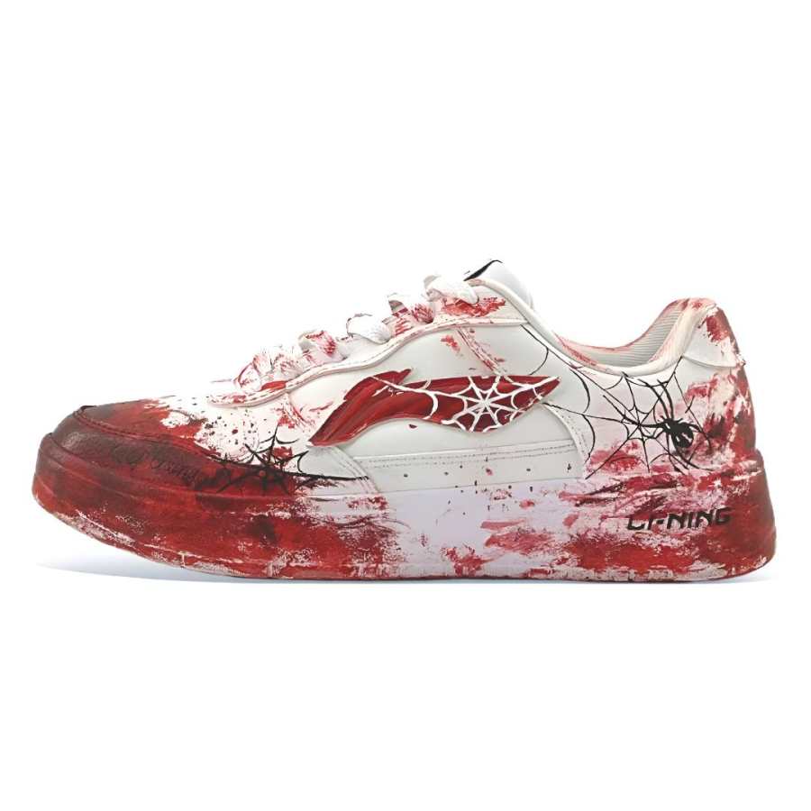Li-Ning Li Ning Floating Boat Skateboard Shoes Men's Low Top White/Red/Black