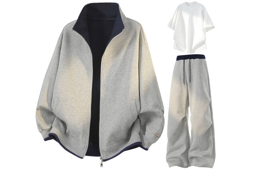 WARRIOR Casual Sportswear Unisex Stand Collar Moderate