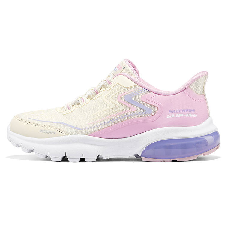 Skechers Kids SKECHERS GIRLS Abrasion Resistant, Breathable, Slip Resistant Low top Kids' Running Shoes Ivory Kids'