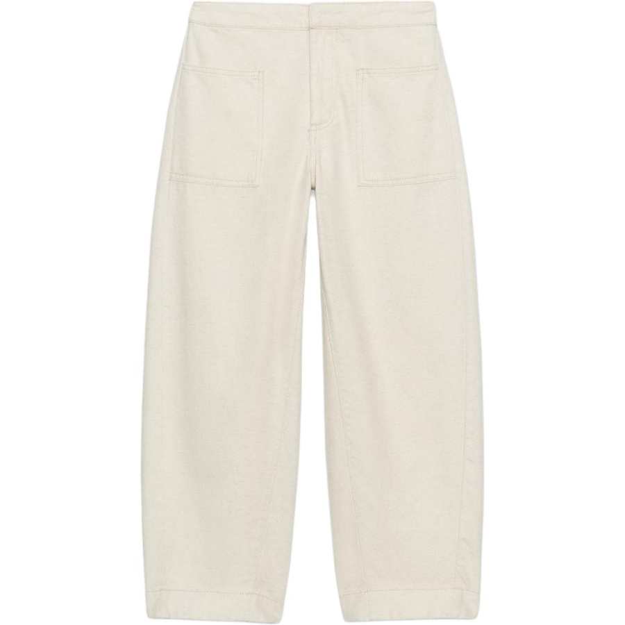ZARA ZW Casual Pants Women's White Moderate