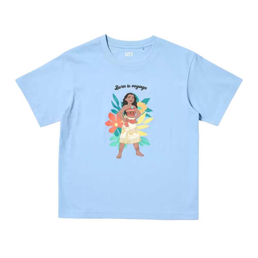 UNIQLO X Disney Kids T Shirts Crew Neck Moderate