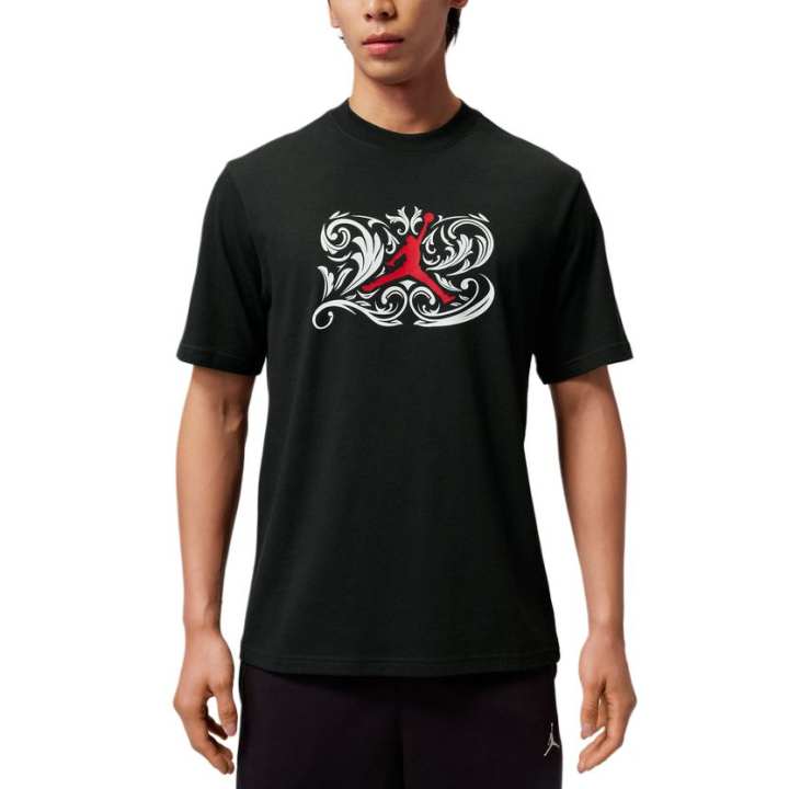 Jordan Jordan T Shirts Men's Black Crew Neck