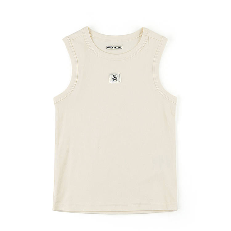 Lee Tank Tops Women's Crew Neck Moderate Straight Fit