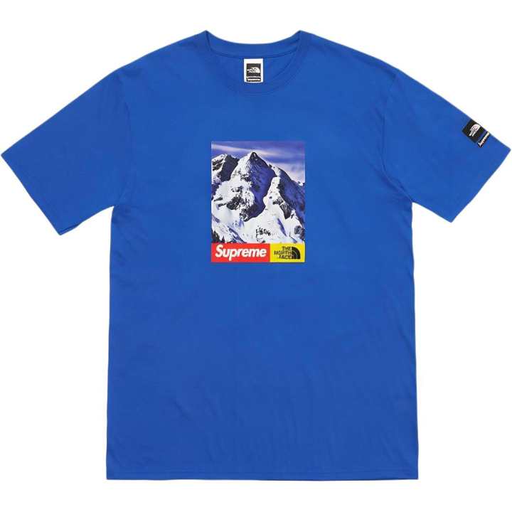 Supreme Supreme FW17TNF Mountain Tee Royal T Shirt Unisex Blue
