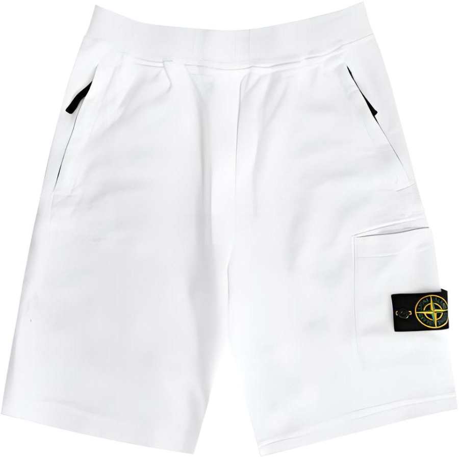 STONE ISLAND Casual Shorts Men's White