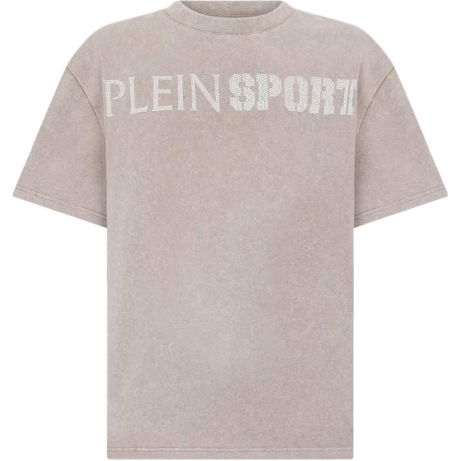 PHILIPP PLEIN T Shirts Men's Khaki Crew Neck Other