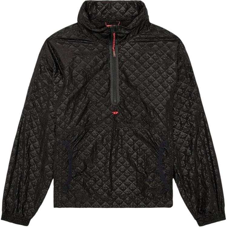 DIESEL Jackets Men's Black Moderate Straight Fit