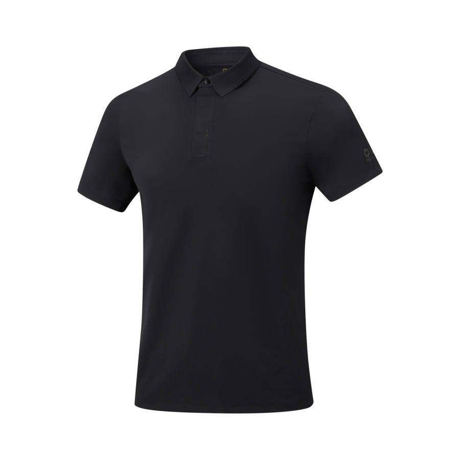 Li-Ning Li Ning Gold Logo | Polo Shirt Men's Black