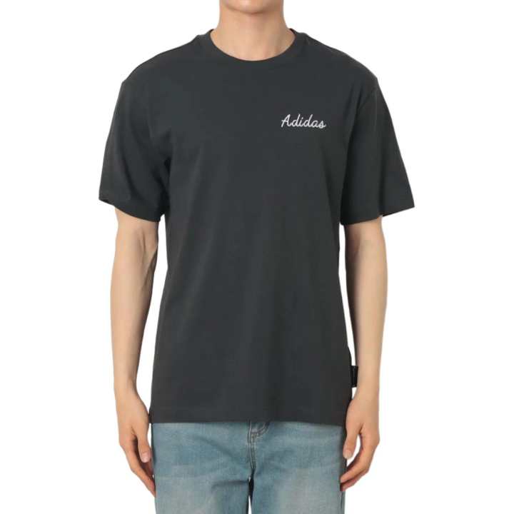 Adidas Adidas T Shirts Men's Dark Gray Crew Neck