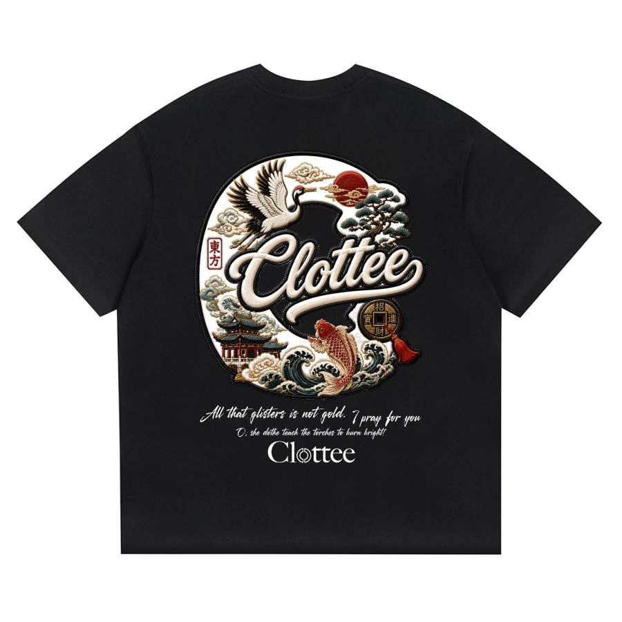 CLOT T Shirts Men's Crew Neck Moderate Straight Fit