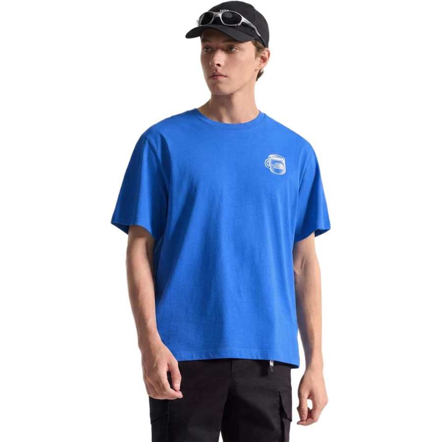 THE NORTH FACE T Shirts Men's NLQ/Blue Crew Neck Moderate