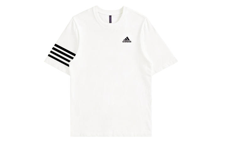 Adidas Adidas MUST HAVES T Shirts Unisex Ecru Crew Neck Thin