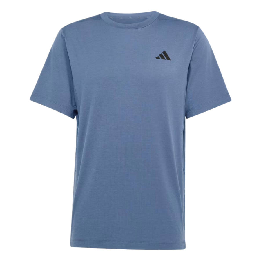 Adidas Adidas D4T Fitness Clothing Men's Second Hand Ink Crew Neck Moderate
