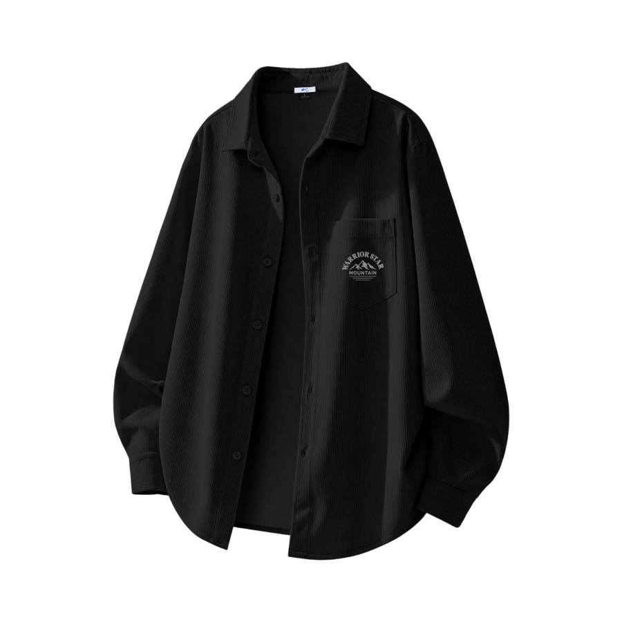 WARRIOR WARRIOR Shirts Unisex Lapel Moderate Straight Fit