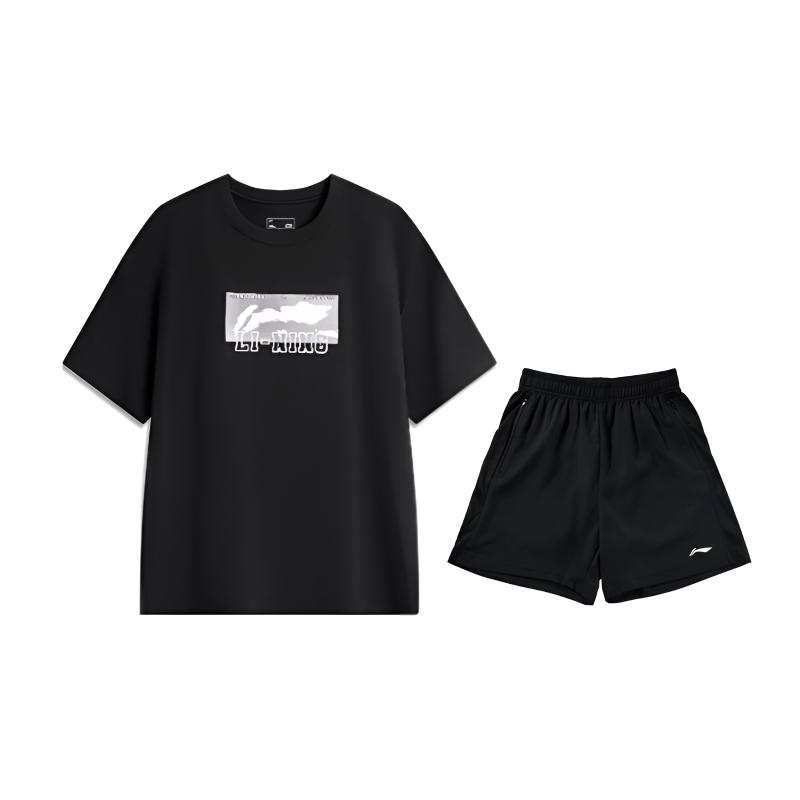 Li-Ning Li Ning Casual Sportswear Men's Crew Neck Moderate