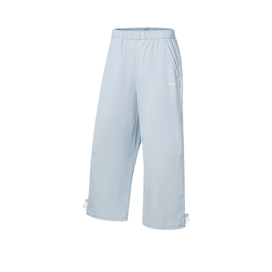 Li-Ning Li Ning Fitness Series Sports Pants Women's Cloud Blue Moderate Straight Fit Pants