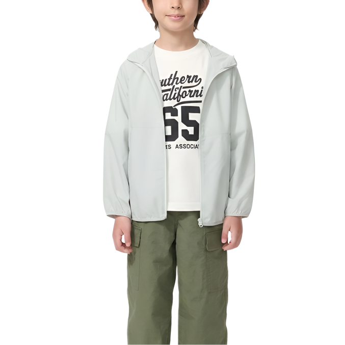UNIQLO Kids Sun Protection Jackets Hooded Non Detachable