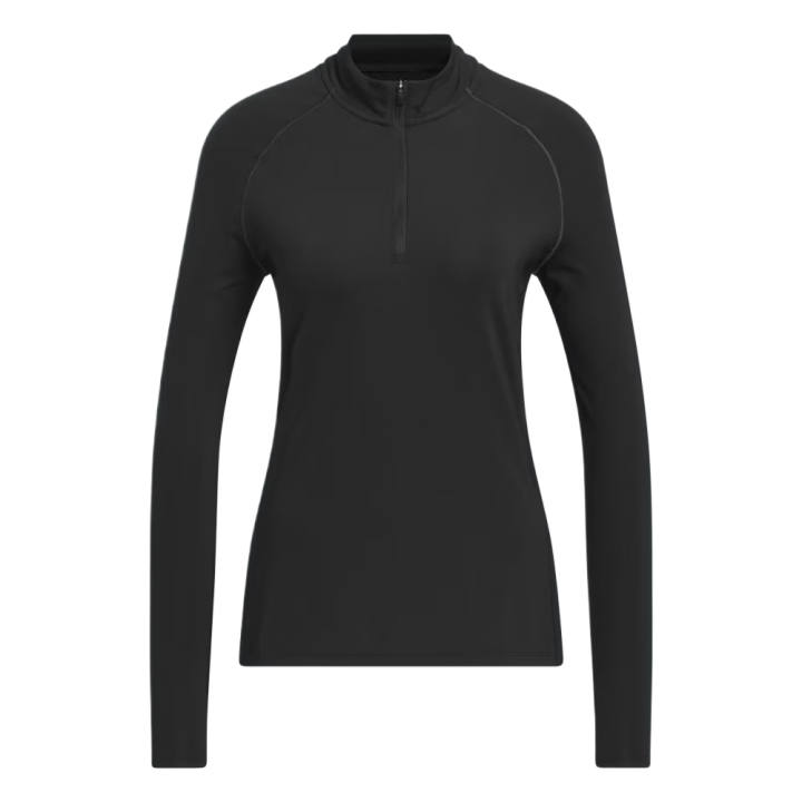 Adidas Adidas Ultimate365 Golf Clothing Women's Black Half Turtleneck Moderate