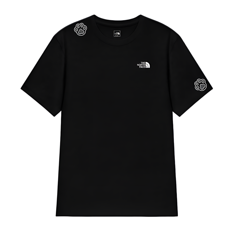 THE NORTH FACE T Shirts Unisex Black Crew Neck Moderate Straight Fit