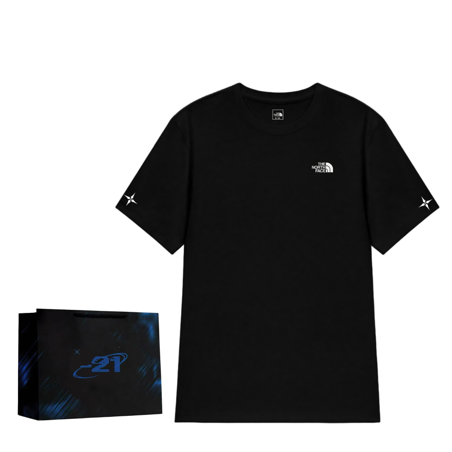 THE NORTH FACE T Shirts Unisex Black Crew Neck Moderate Straight Fit
