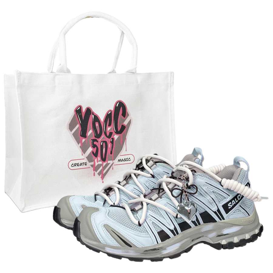 SALOMON XA PRO 3D Running Shoes Unisex Low Top Silver