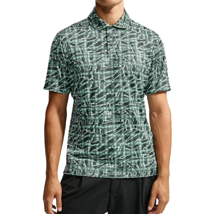 Nike Nike Golf Clothing Men's Green Camouflage Polo Collar Moderate