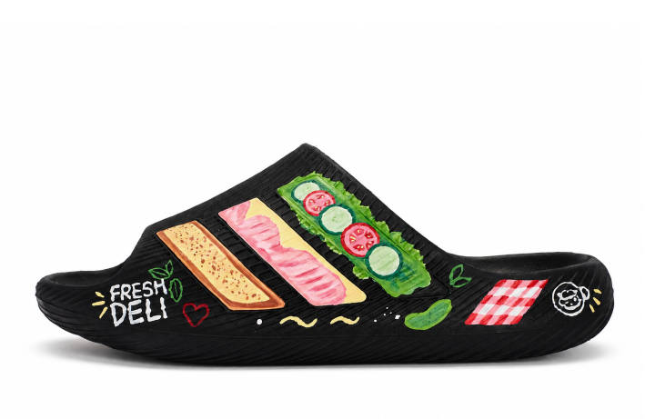 Adidas Adidas Purechill Slide Slippers Unisex Black Yellow Green