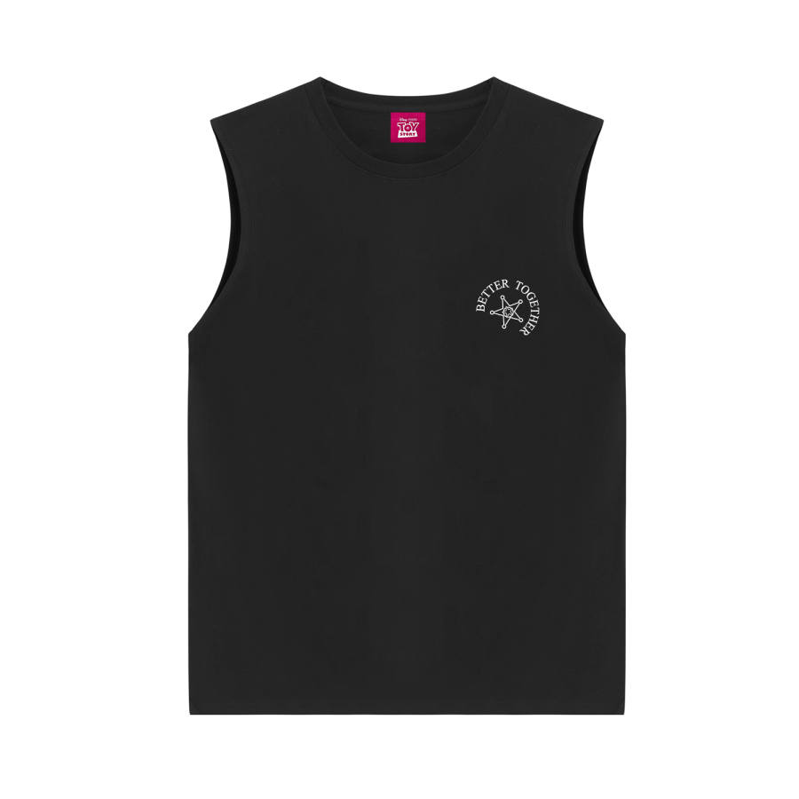 Disney Tank Tops Unisex Crew Neck Thin Sleeveless