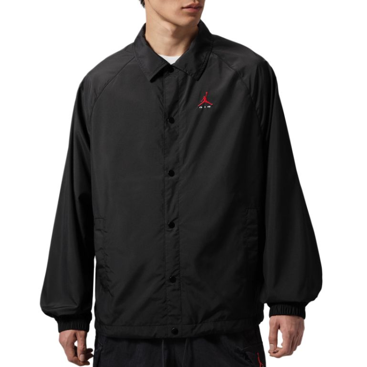Jordan Jordan Jackets Men's Black Lapel Moderate