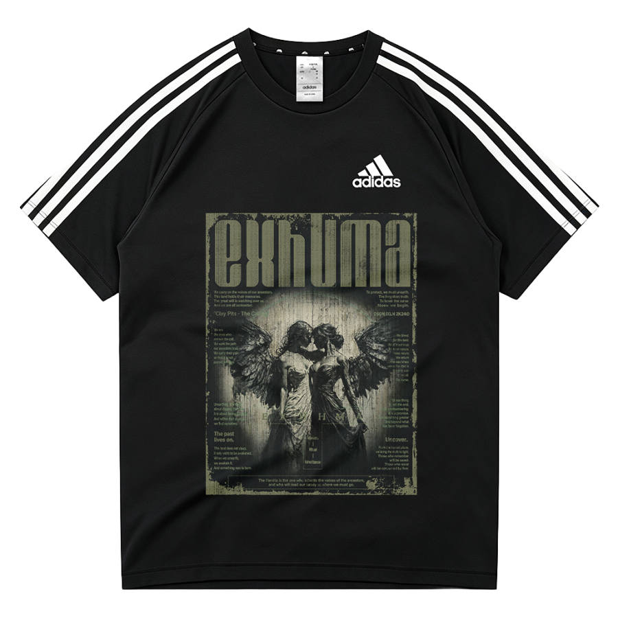 Adidas Adidas Football T Shirts Unisex Black Crew Neck Moderate
