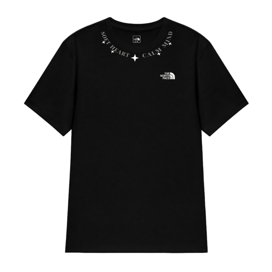 THE NORTH FACE T Shirts Unisex Black Crew Neck Moderate Straight Fit