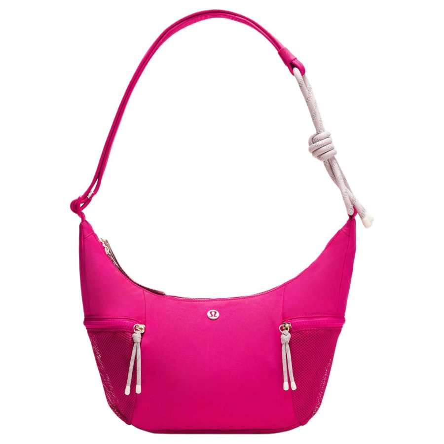 Lululemon Slouchy Crossbody Bags Shimmering Pink/Porcelain Pink/Light Ivory White/POIK/LTIV